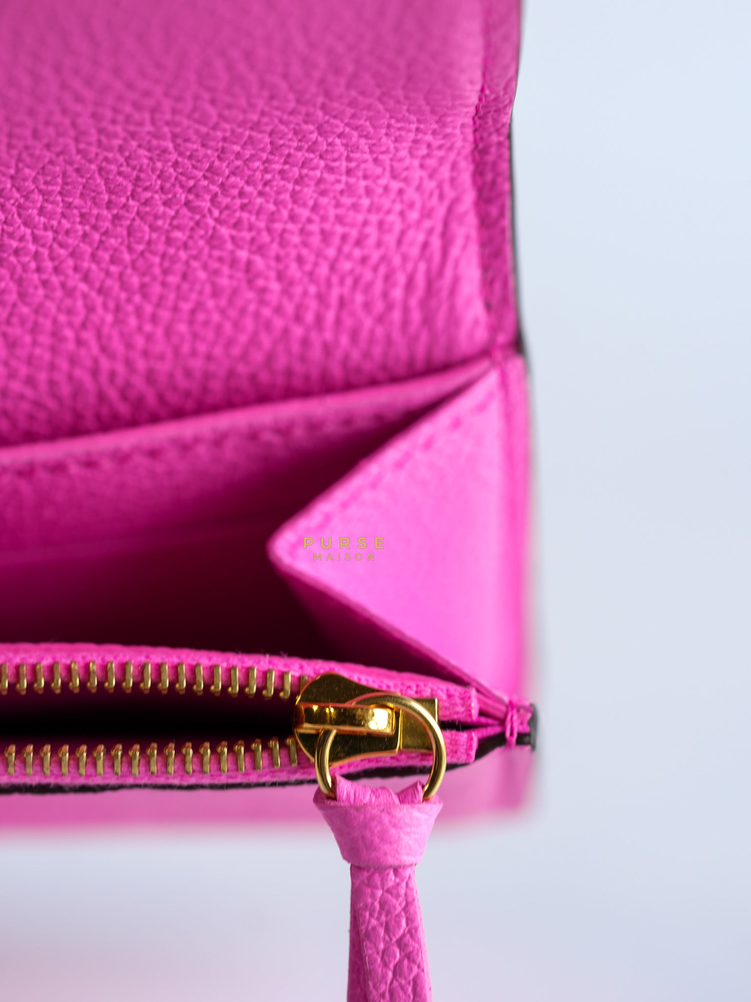 Rose Lollipop Monogram Empreinte Leather Rosalie Coin Purse | Purse Maison Luxury Bags Shop