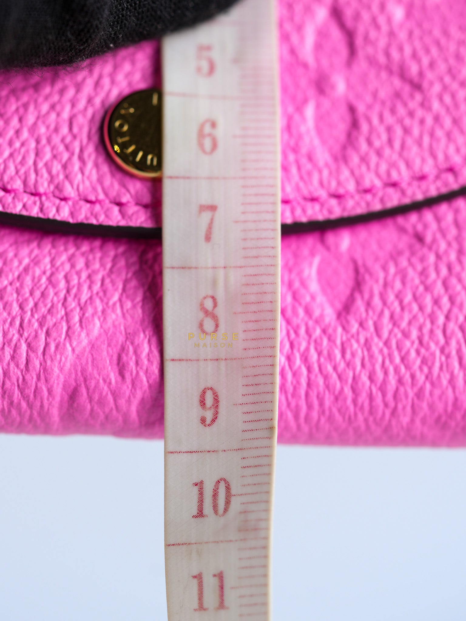 Rose Lollipop Monogram Empreinte Leather Rosalie Coin Purse | Purse Maison Luxury Bags Shop
