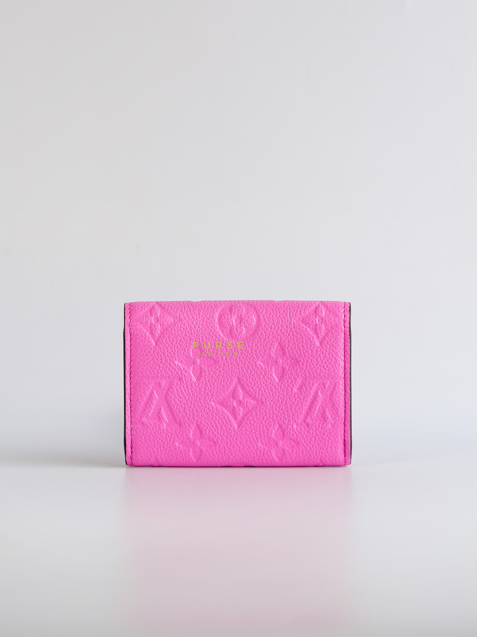Rose Lollipop Monogram Empreinte Leather Rosalie Coin Purse | Purse Maison Luxury Bags Shop