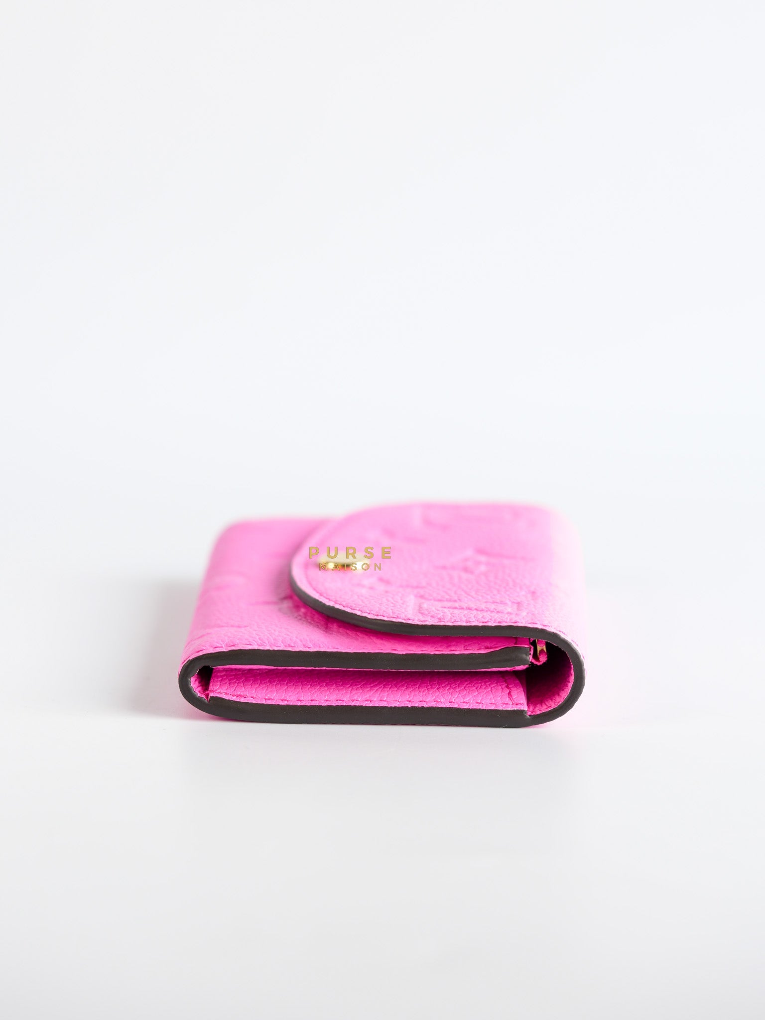 Rose Lollipop Monogram Empreinte Leather Rosalie Coin Purse | Purse Maison Luxury Bags Shop