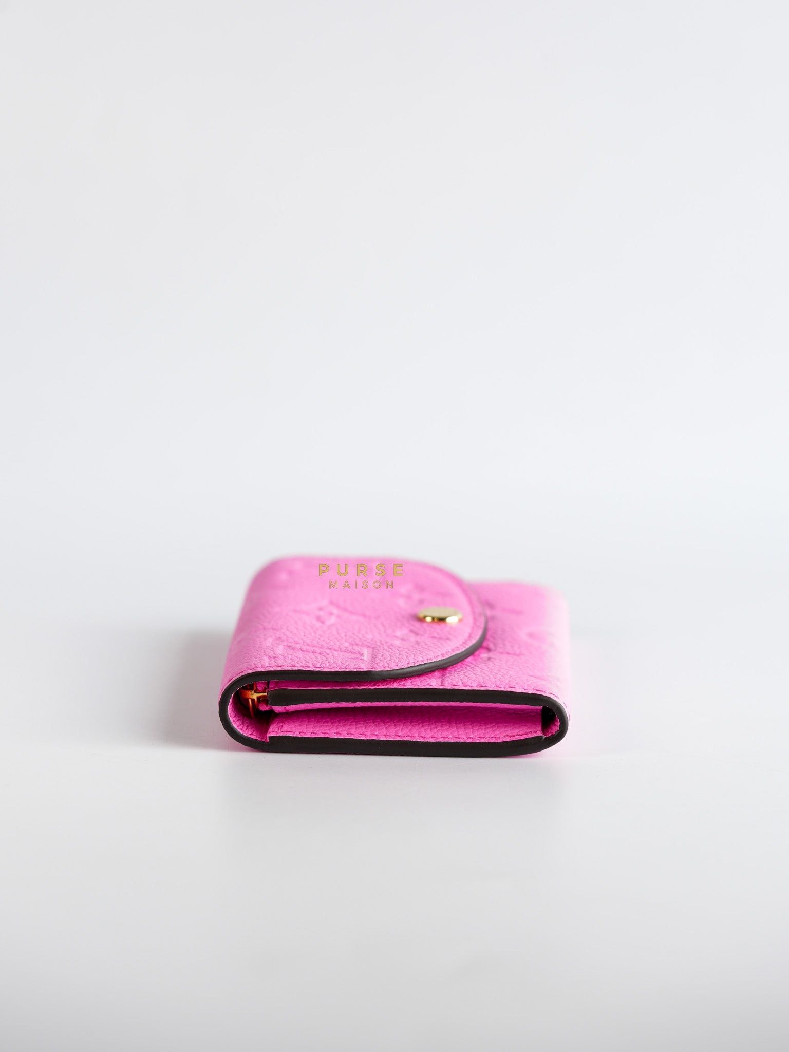 Rose Lollipop Monogram Empreinte Leather Rosalie Coin Purse | Purse Maison Luxury Bags Shop
