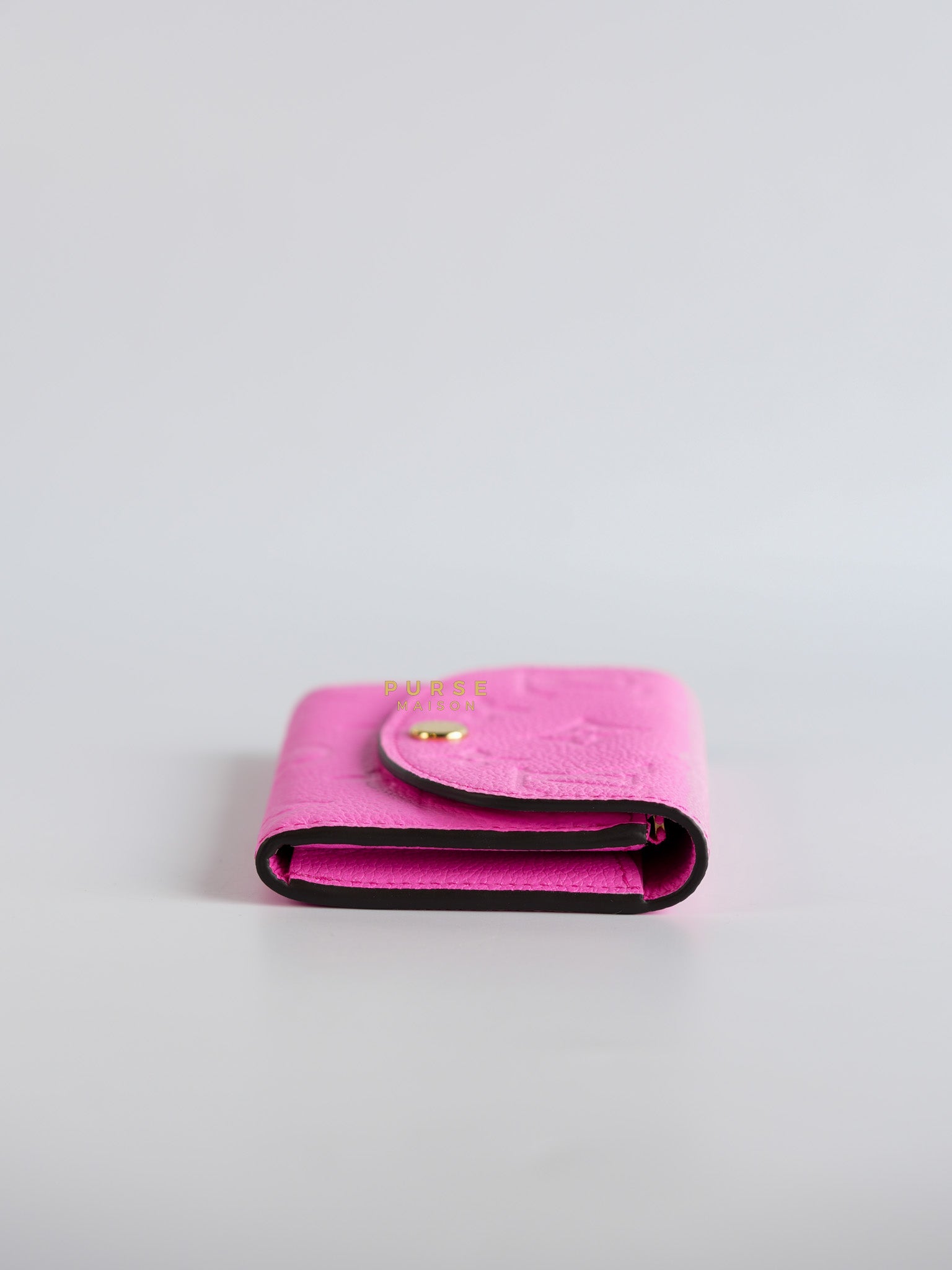 Rose Lollipop Monogram Empreinte Leather Rosalie Coin Purse | Purse Maison Luxury Bags Shop