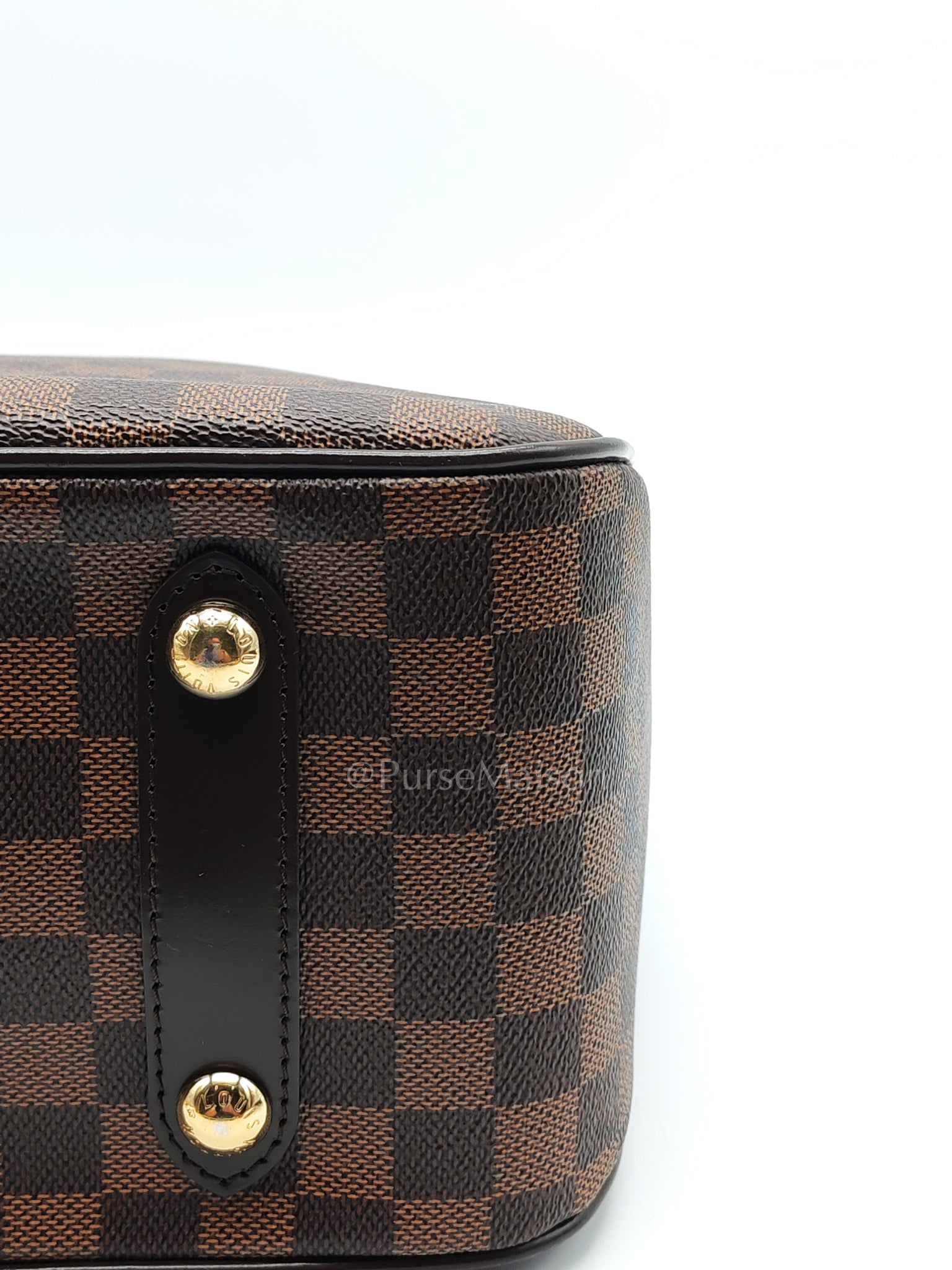 Roseberry Cabas in Damier Ebene Canvas Shoulder Bag (Date Code: AR1122) | Purse Maison Luxury Bags Shop