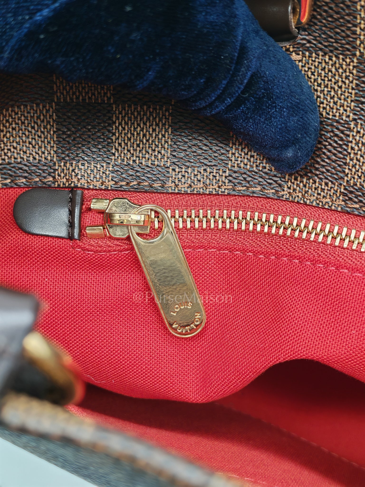 Roseberry Cabas in Damier Ebene Canvas Shoulder Bag (Date Code: AR1122) | Purse Maison Luxury Bags Shop
