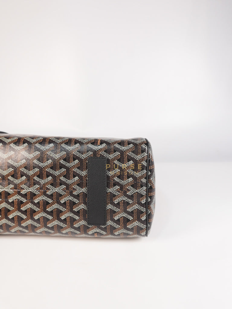 Rouette PM Bag in Black Goyardine Canvas | Purse Maison Luxury Bags Shop