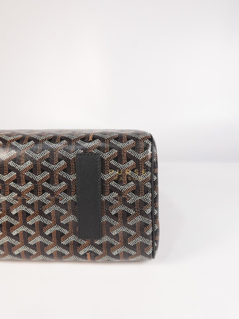 Rouette PM Bag in Black Goyardine Canvas | Purse Maison Luxury Bags Shop