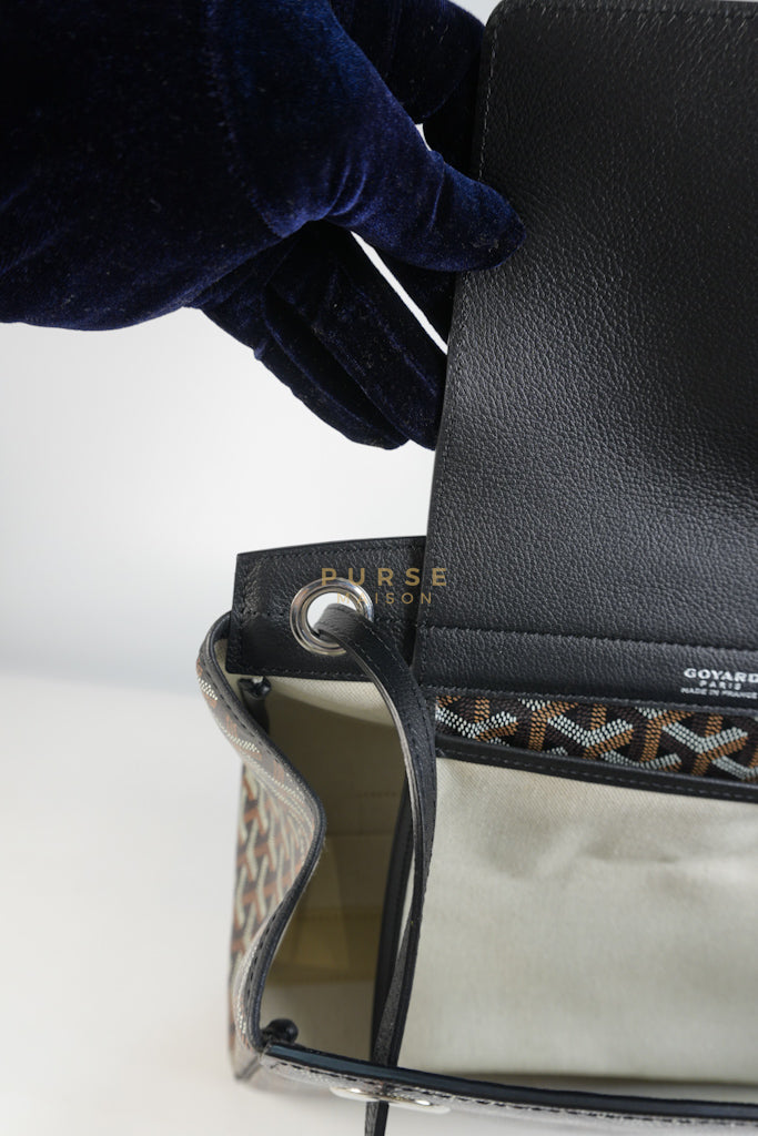 Rouette PM Bag in Black Goyardine Canvas | Purse Maison Luxury Bags Shop