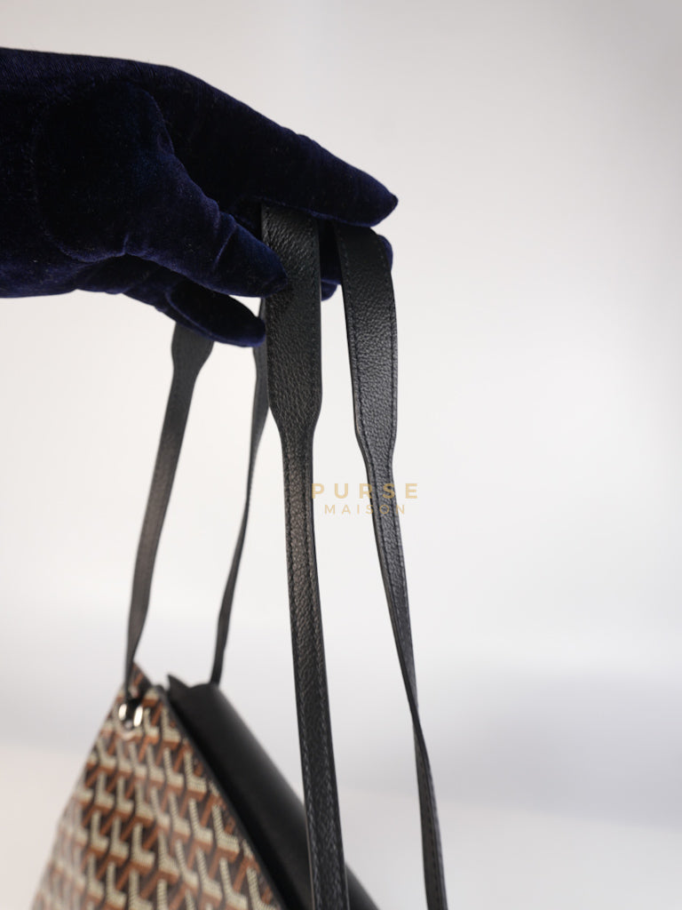 Rouette PM Bag in Black Goyardine Canvas | Purse Maison Luxury Bags Shop