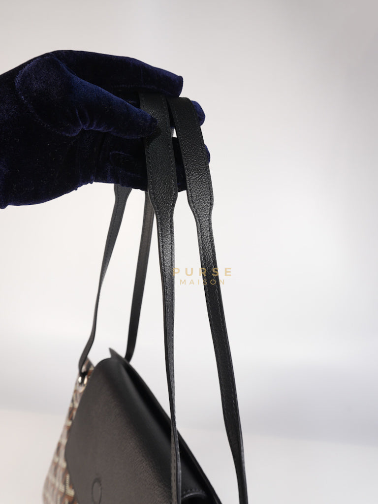 Rouette PM Bag in Black Goyardine Canvas | Purse Maison Luxury Bags Shop