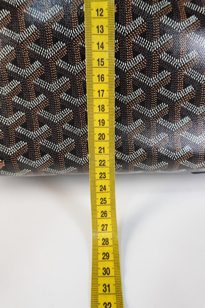 Rouette PM Bag in Black Goyardine Canvas | Purse Maison Luxury Bags Shop