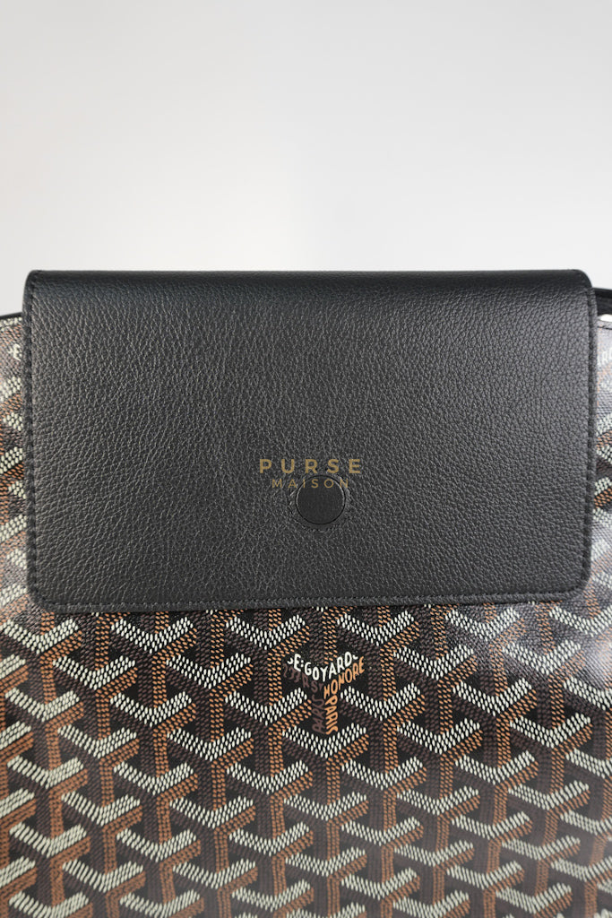 Rouette PM Bag in Black Goyardine Canvas | Purse Maison Luxury Bags Shop