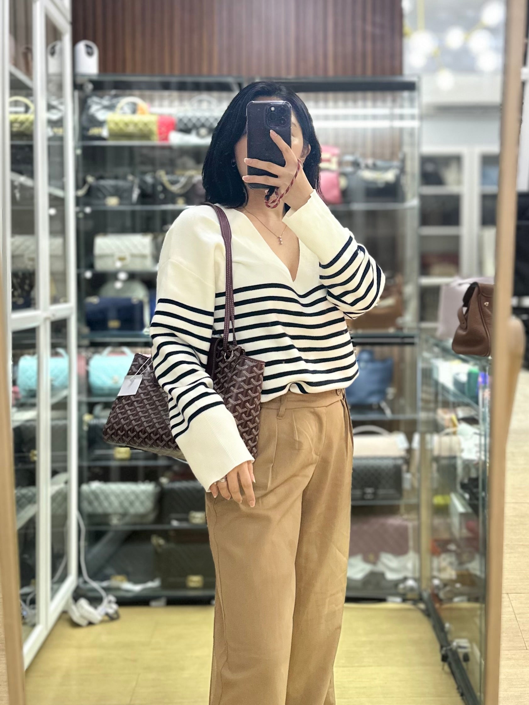 Rouette PM Bordeaux (Maroon) Bag | Purse Maison Luxury Bags Shop