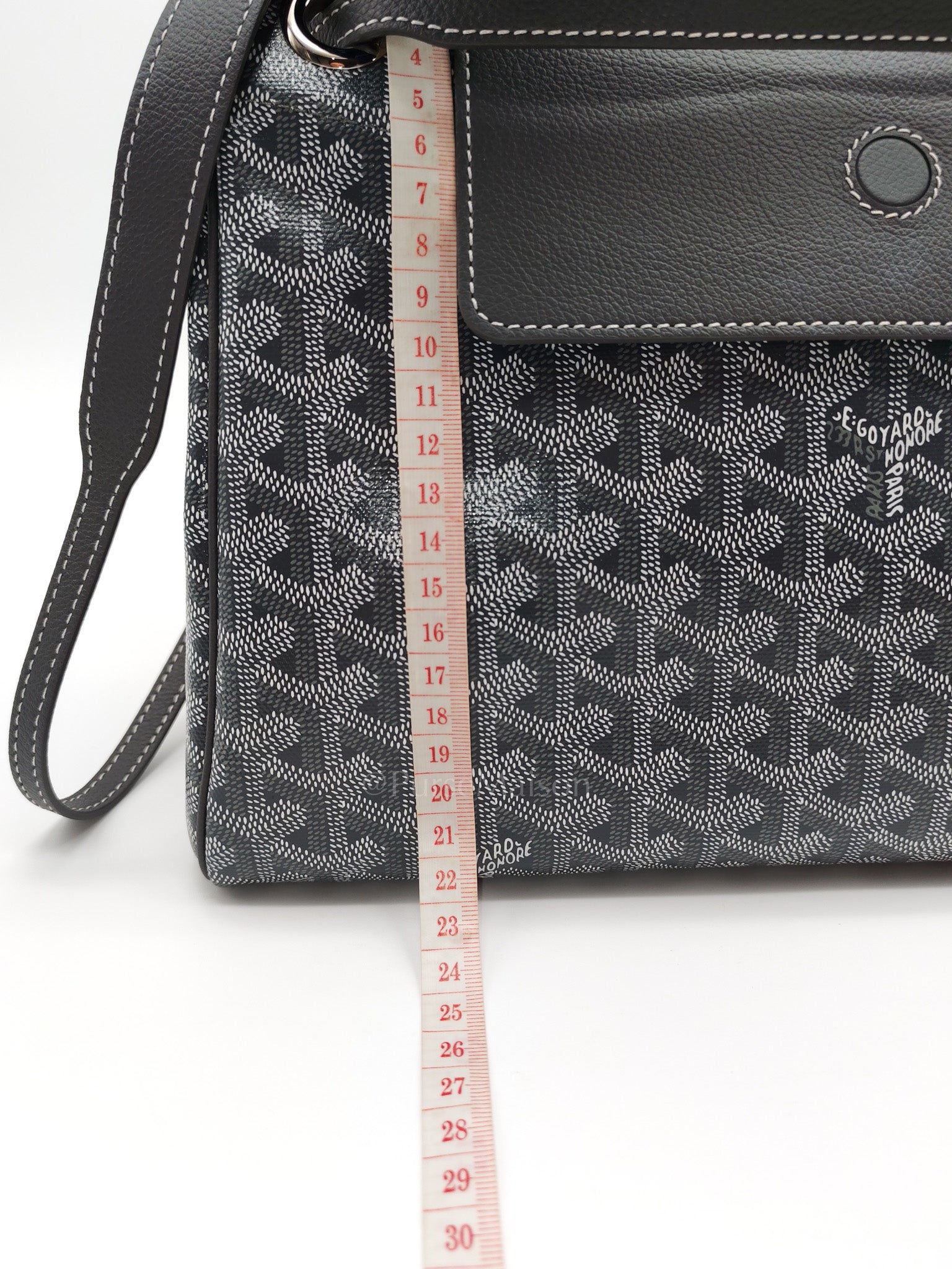 Rouette PM Gray in Goyardine Canvas Tote Bag | Purse Maison Luxury Bags Shop