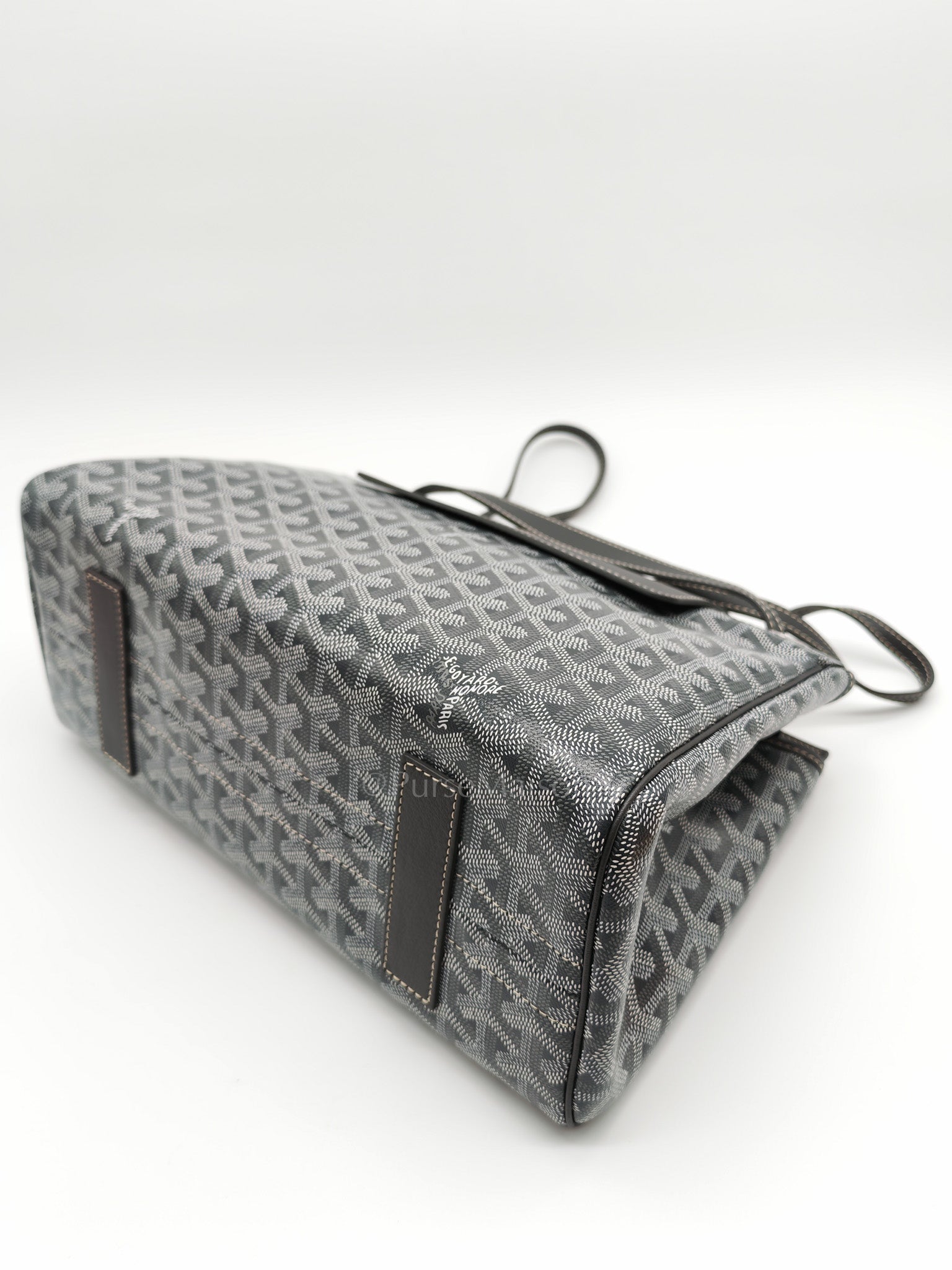 Rouette PM Gray in Goyardine Canvas Tote Bag | Purse Maison Luxury Bags Shop