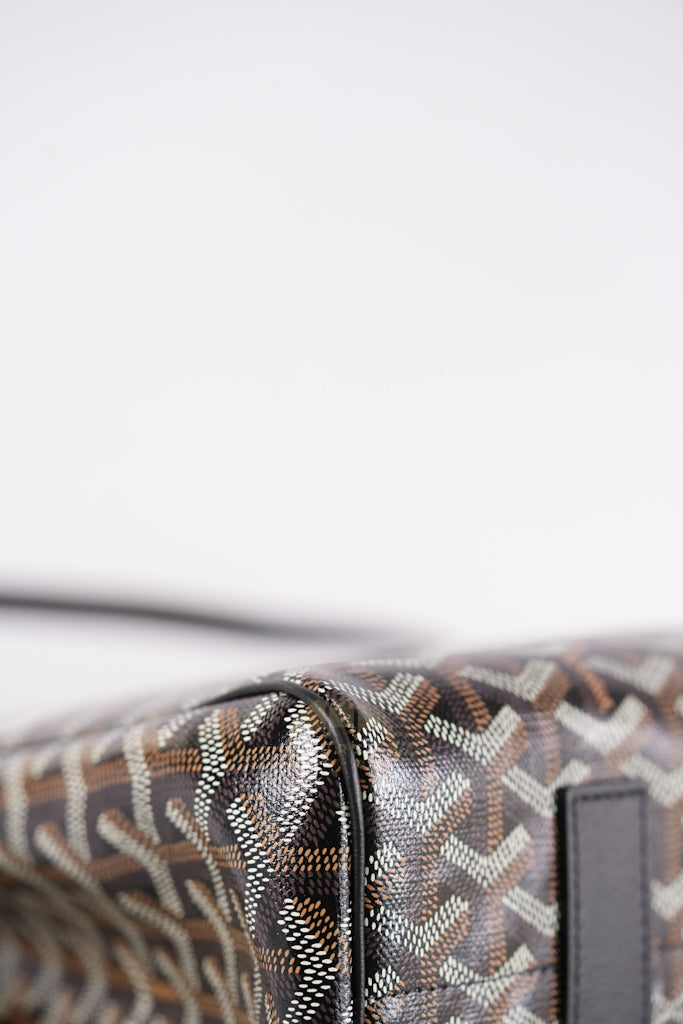 Rouette PM in Black Goyardine Canvas Tote Bag | Purse Maison Luxury Bags Shop