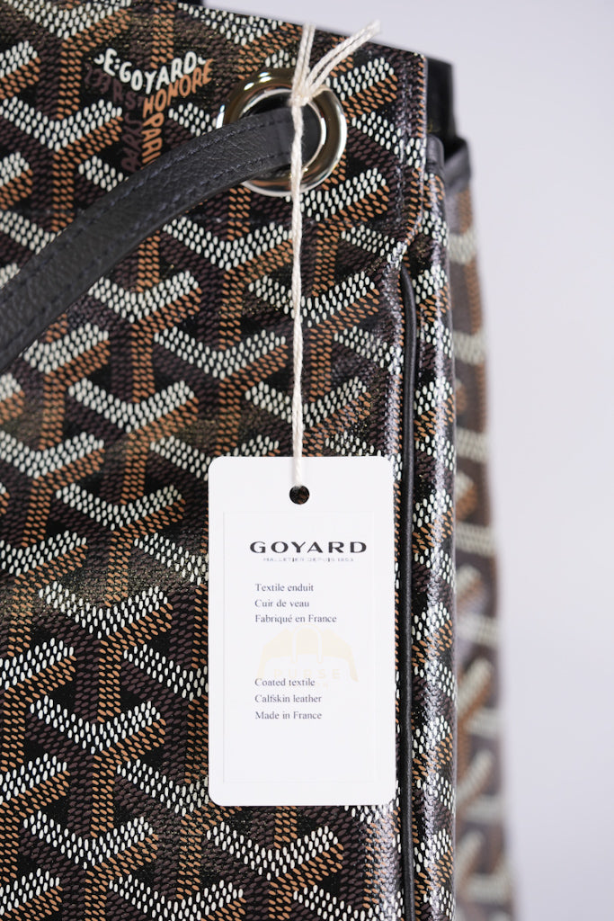 Rouette PM in Black Goyardine Canvas Tote Bag | Purse Maison Luxury Bags Shop