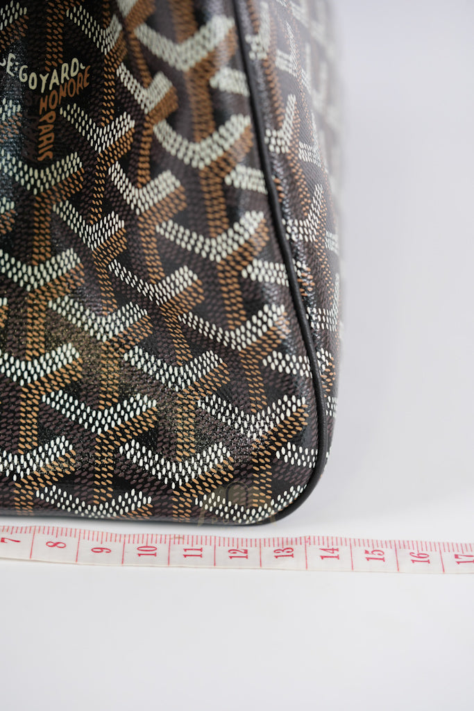 Rouette PM in Black Goyardine Canvas Tote Bag | Purse Maison Luxury Bags Shop