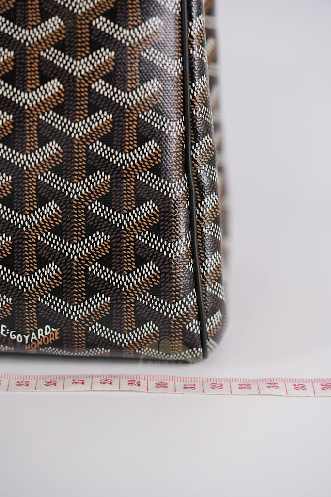 Rouette PM in Black Goyardine Canvas Tote Bag | Purse Maison Luxury Bags Shop