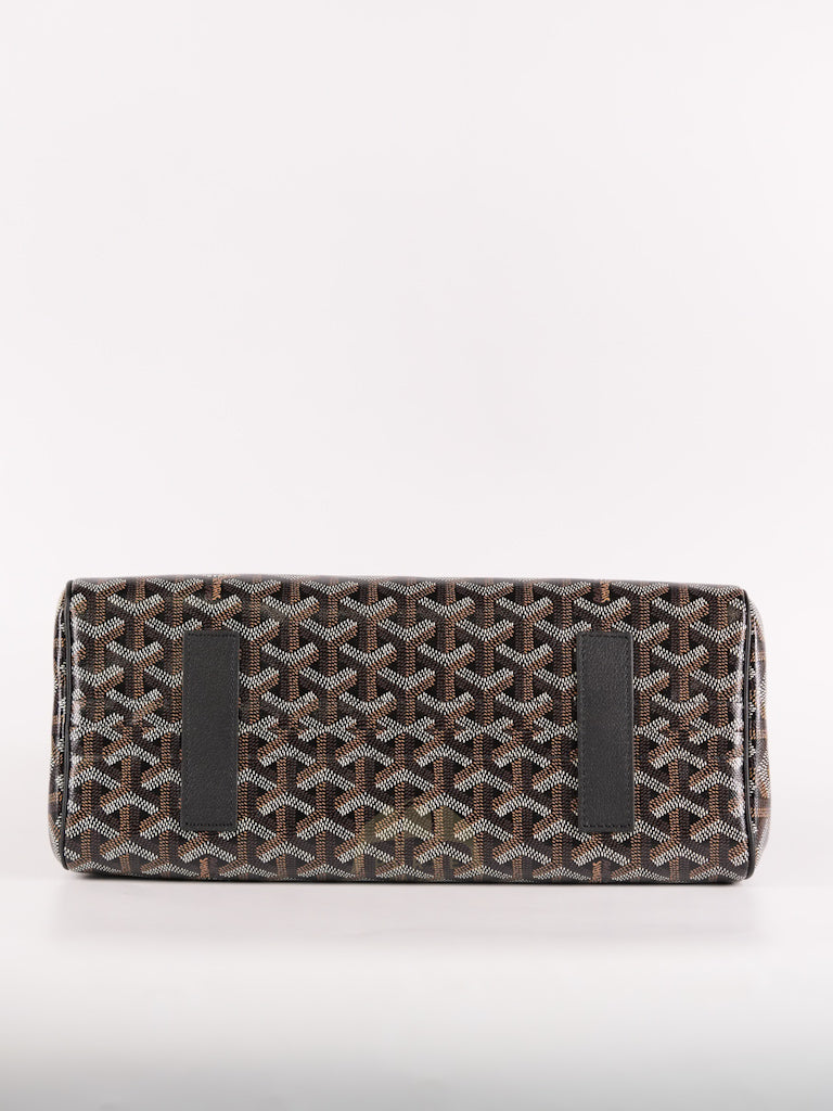 Rouette PM in Black Goyardine Canvas Tote Bag | Purse Maison Luxury Bags Shop