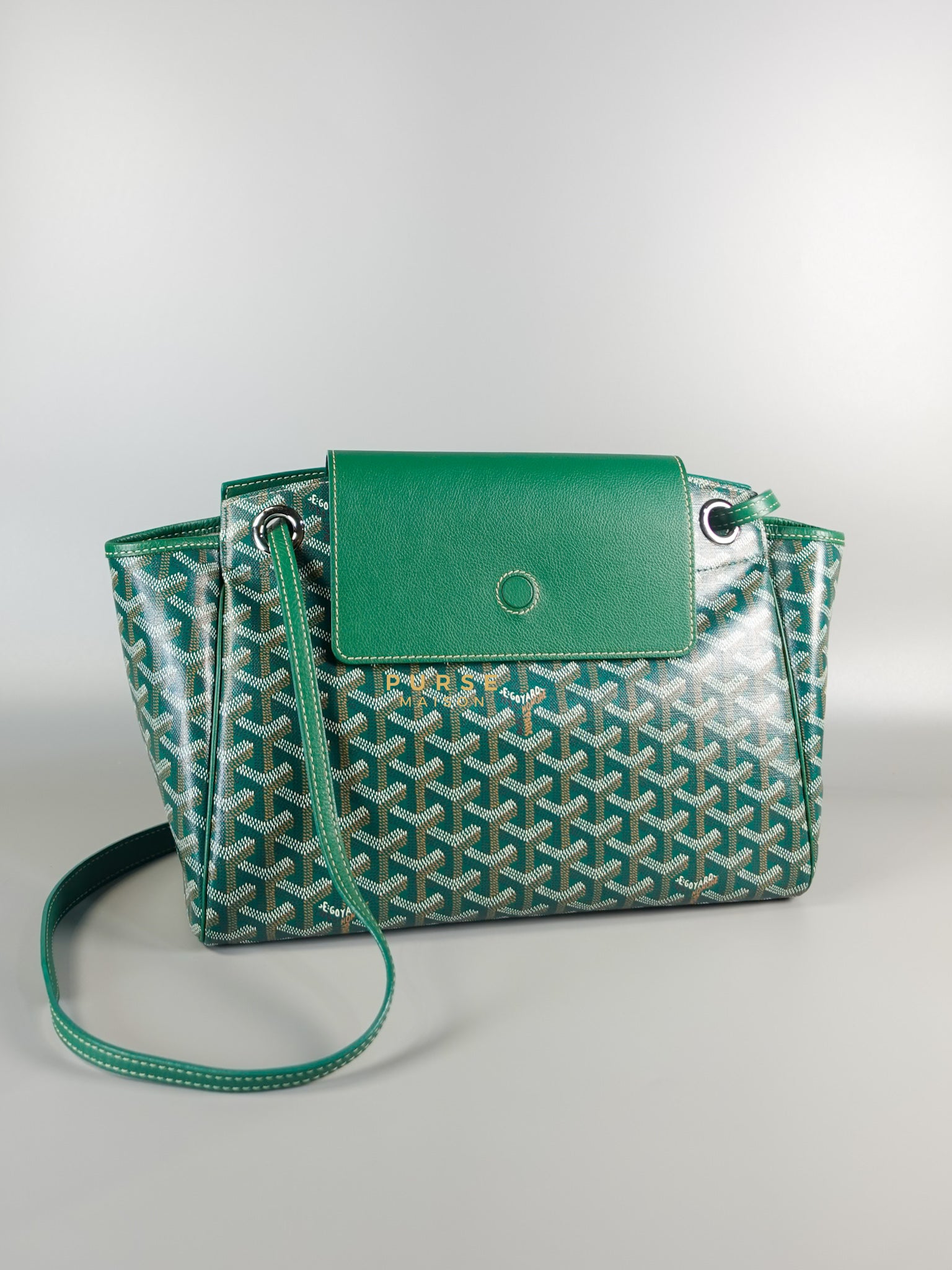 Rouette PM in Vert (Green) Bag | Purse Maison Luxury Bags Shop