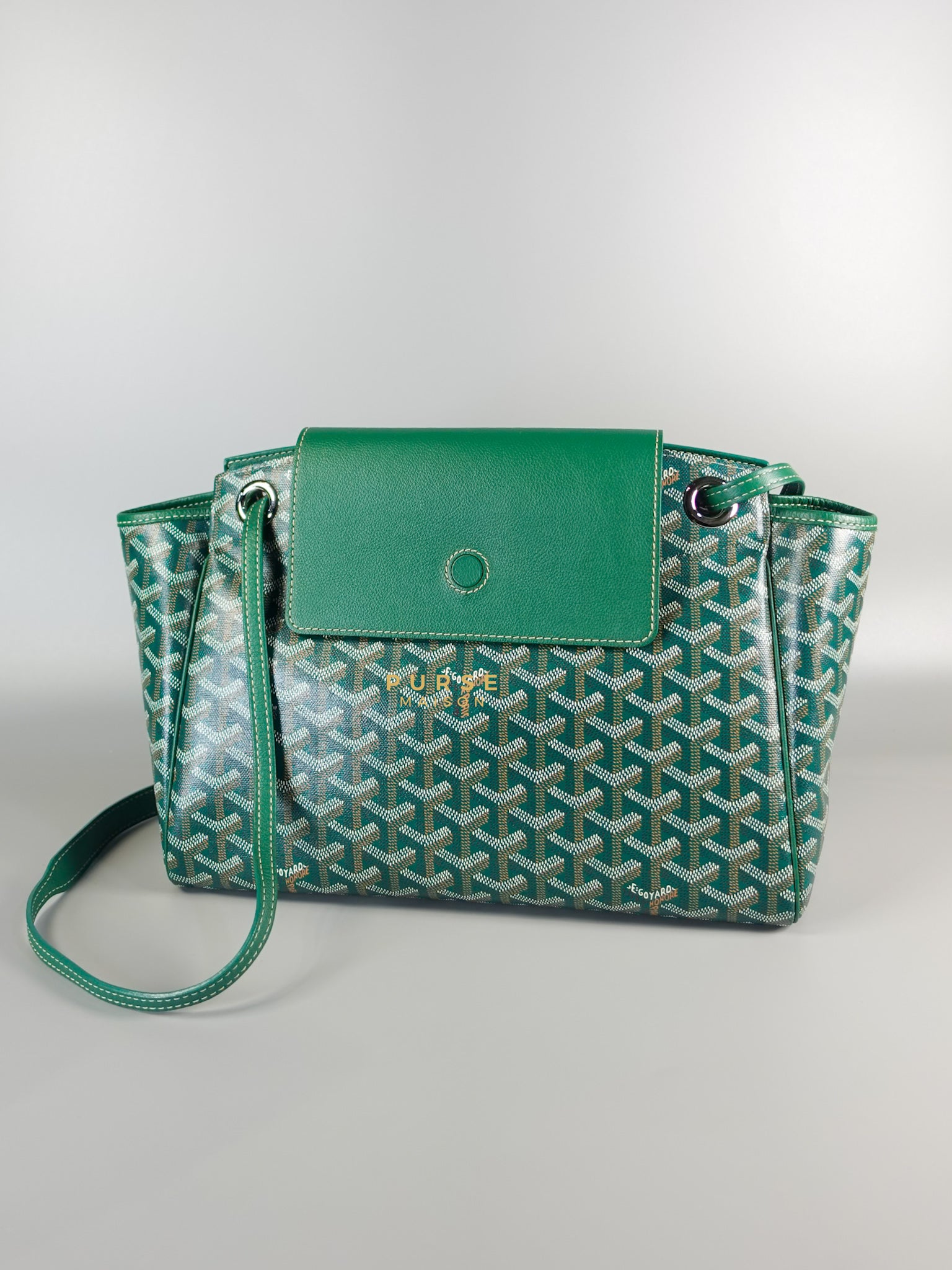 Rouette PM in Vert (Green) Bag | Purse Maison Luxury Bags Shop