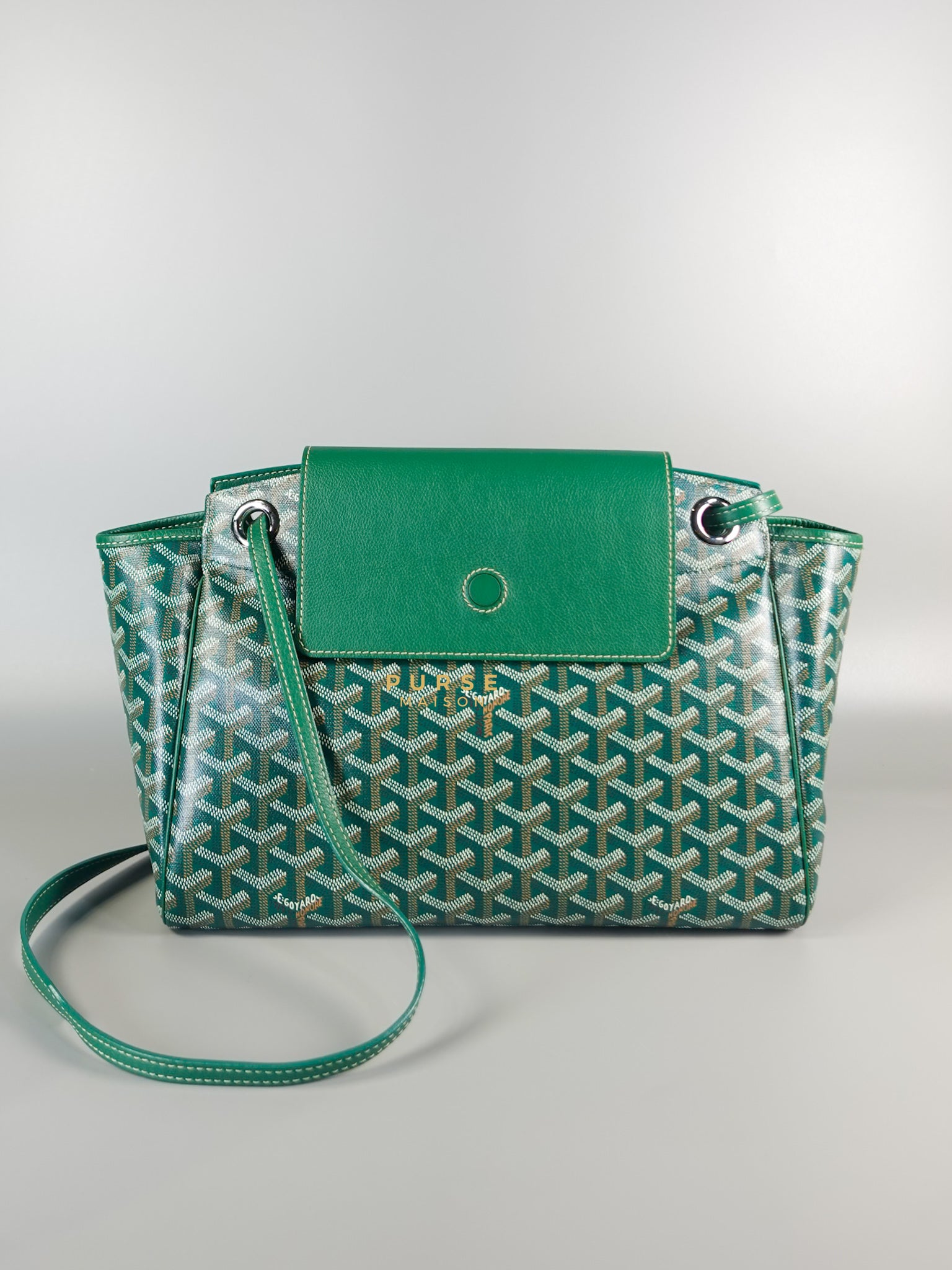 Rouette PM in Vert (Green) Bag | Purse Maison Luxury Bags Shop