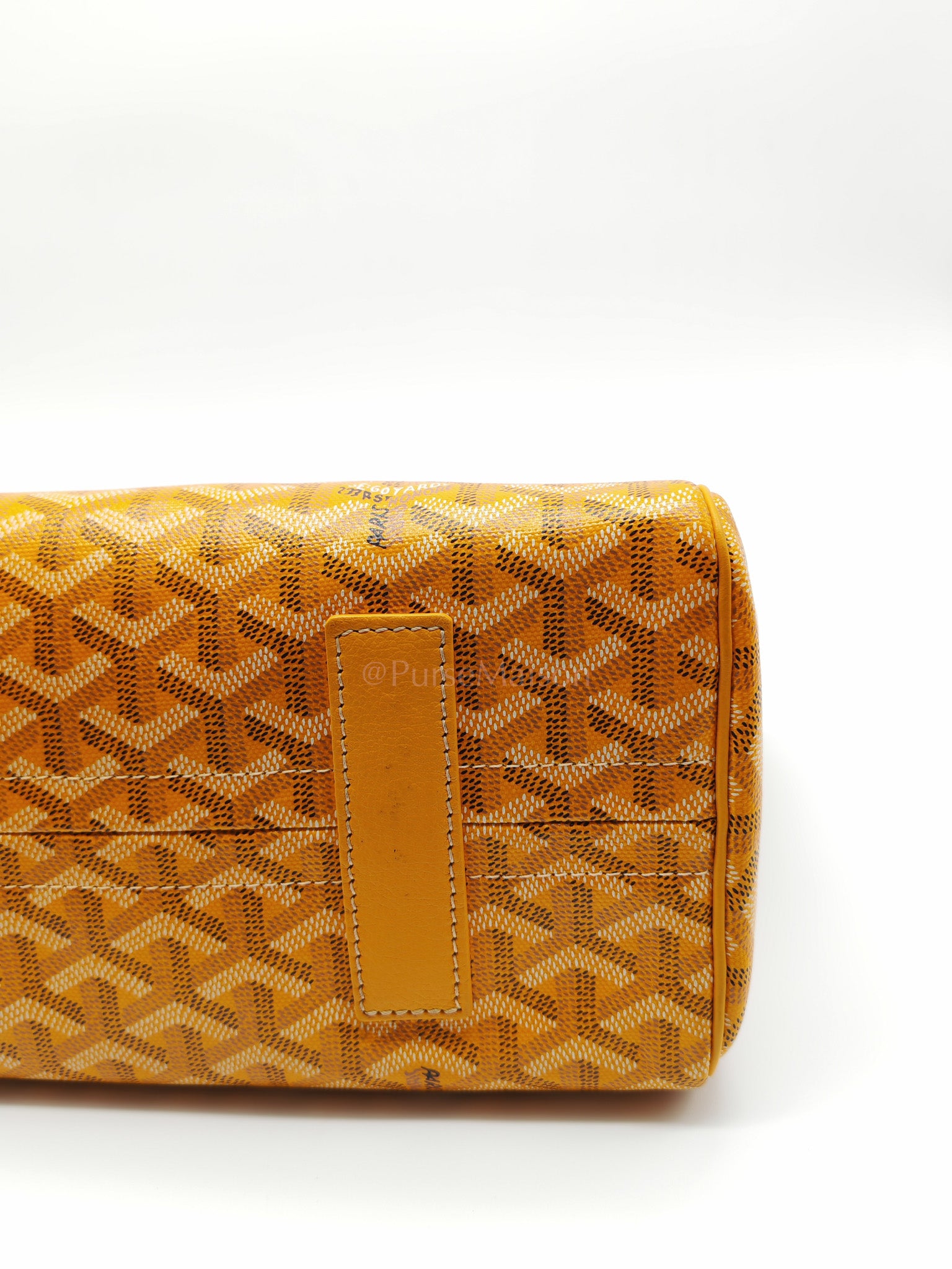 Rouette PM Jaune in Goyardine Canvas Tote Bag | Purse Maison Luxury Bags Shop