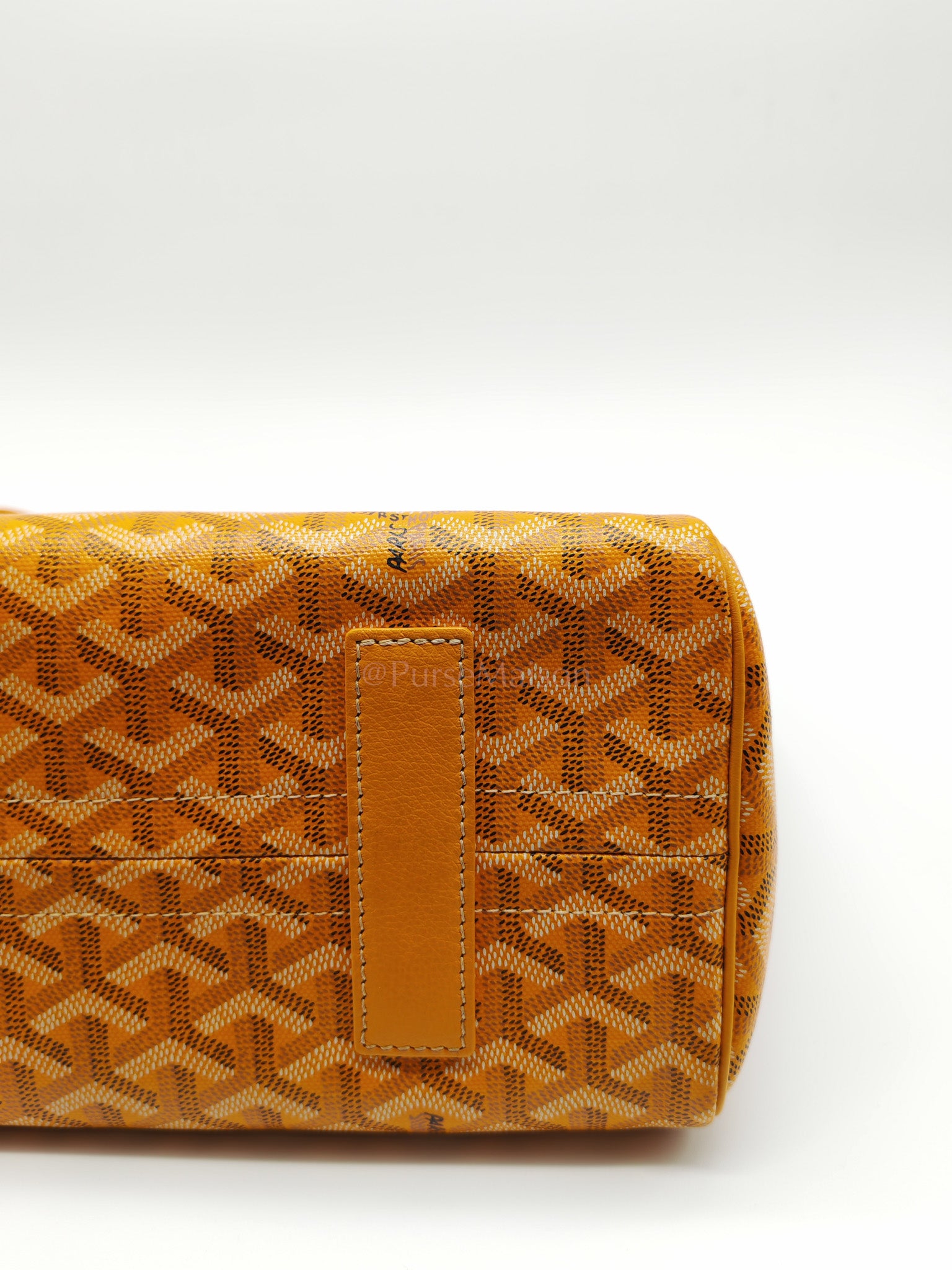 Rouette PM Jaune in Goyardine Canvas Tote Bag | Purse Maison Luxury Bags Shop