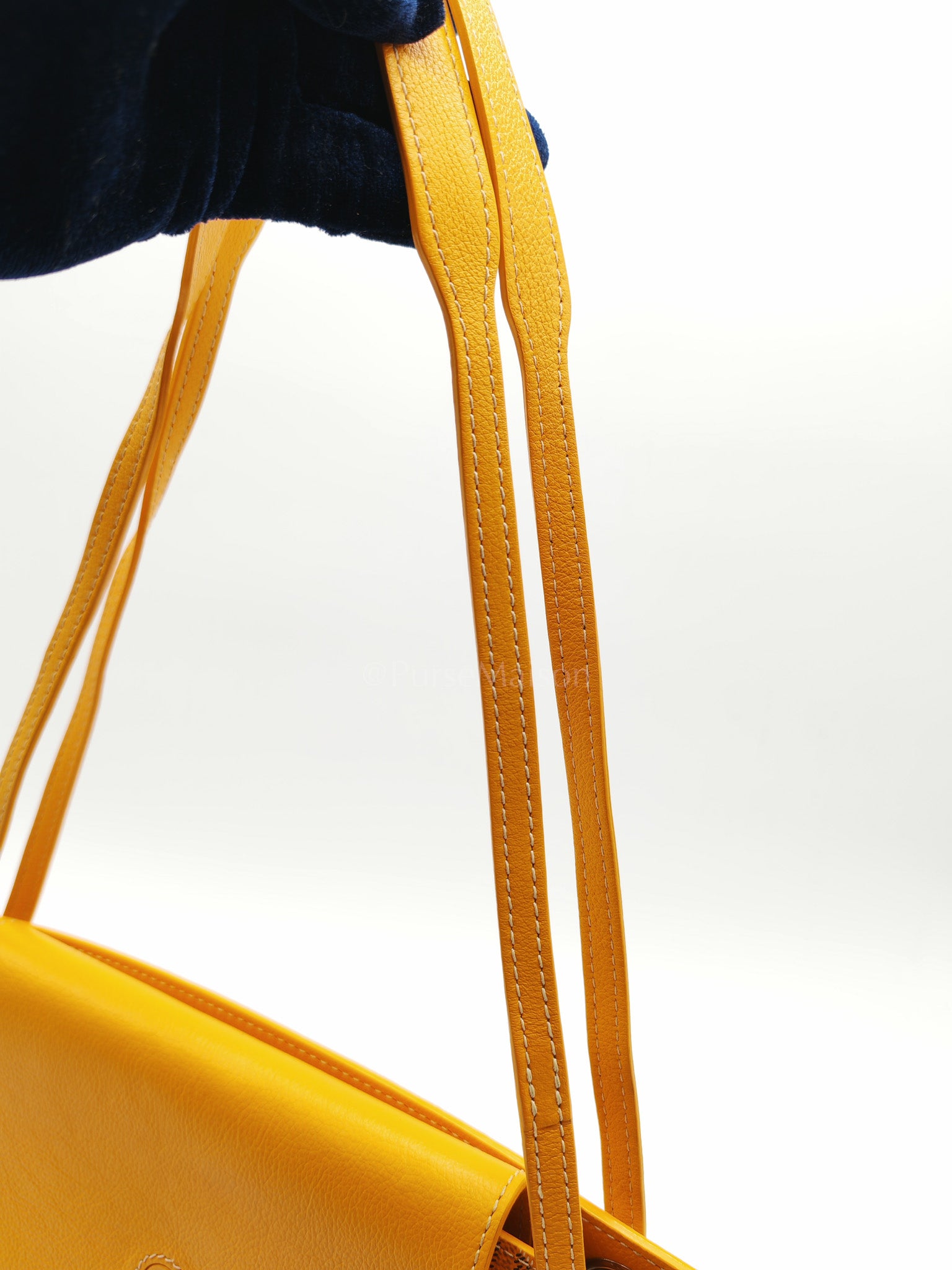Rouette PM Jaune in Goyardine Canvas Tote Bag | Purse Maison Luxury Bags Shop