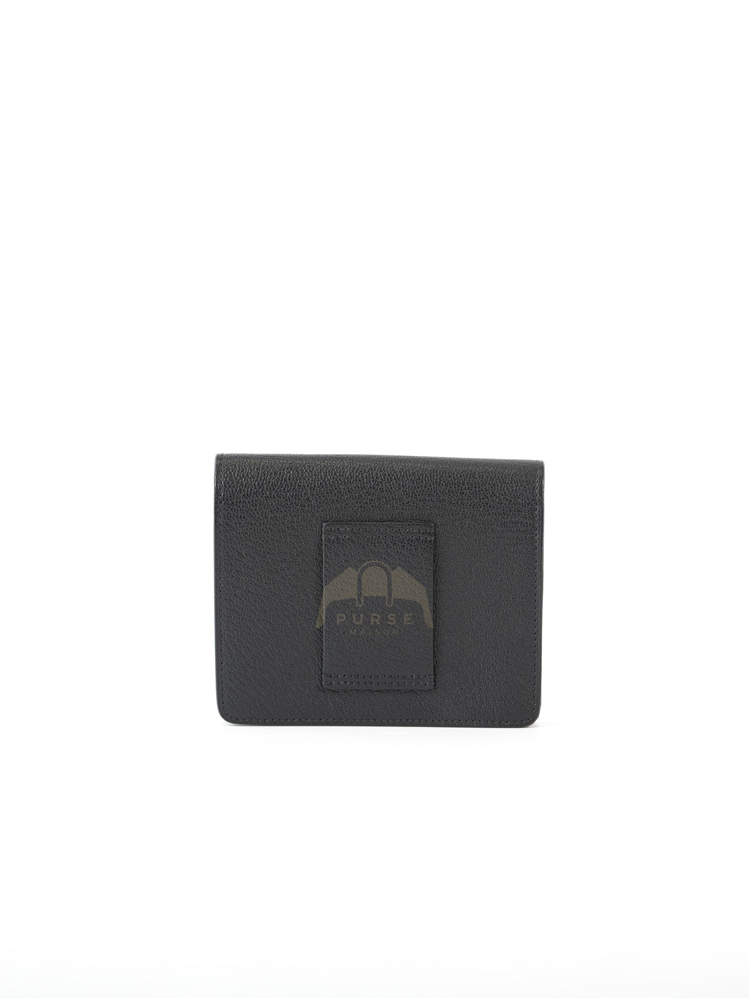 Roulis Slim Black in Chevre Mysore Leather and Gold Hardware Stamp B (2023) | Purse Maison Luxury Bags Shop