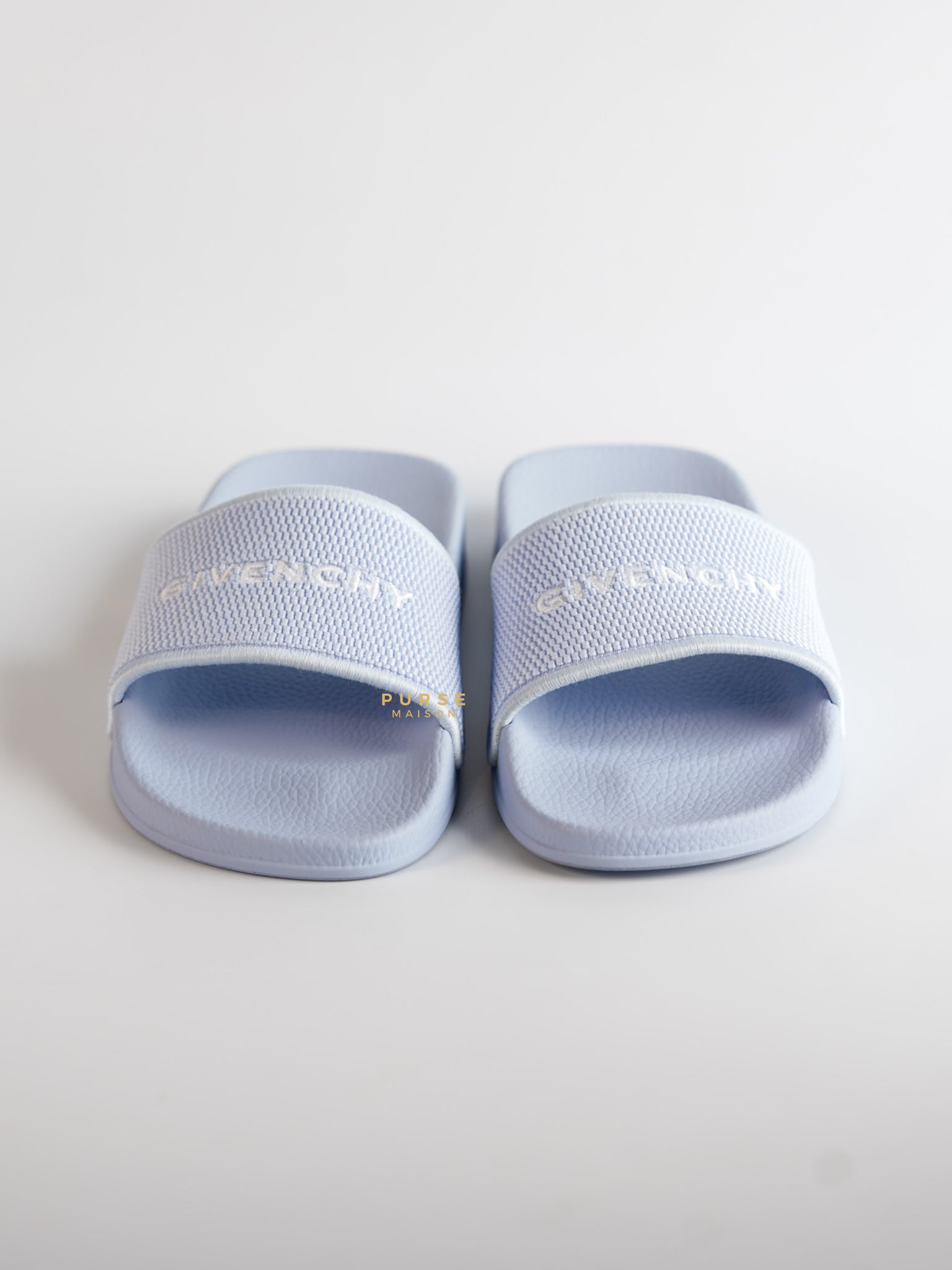 Rubber Lavender Pool Slides Size 39 EU (24cm) | Purse Maison Luxury Bags Shop