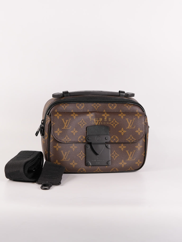 S Lock Messenger Bag Monogram Canvas | Purse Maison Luxury Bags Shop