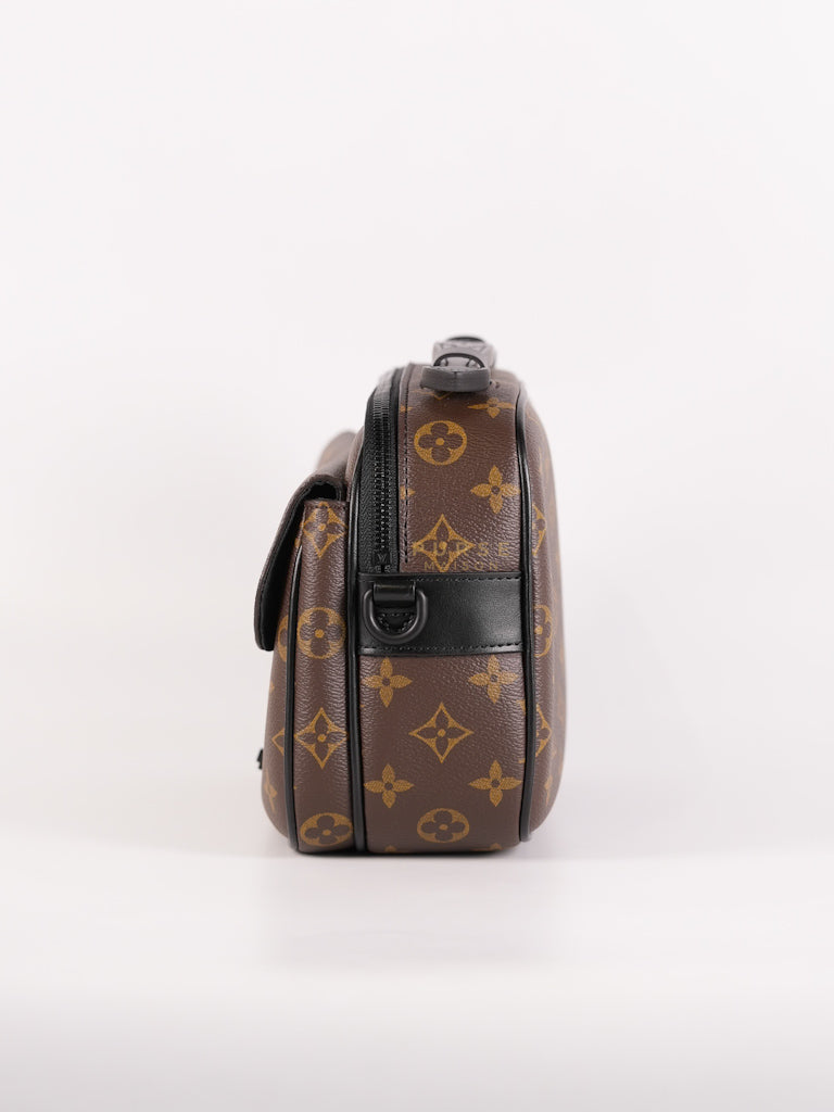 S Lock Messenger Bag Monogram Canvas | Purse Maison Luxury Bags Shop
