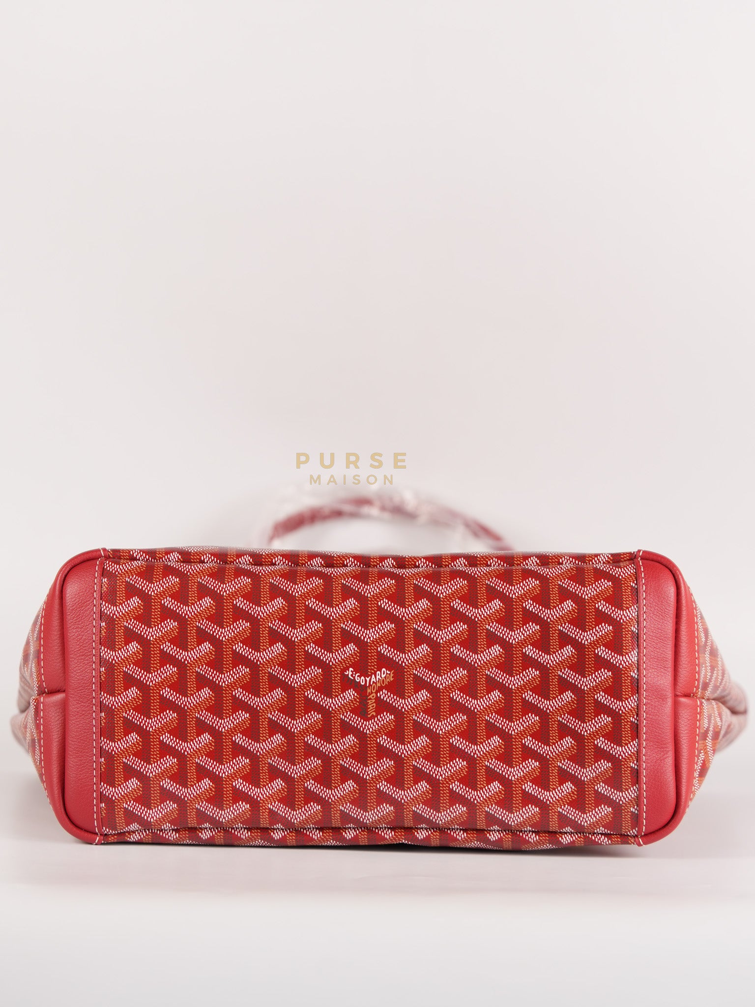 Sac Artois PM Tote Bag in Rouge Goyardine Canvas | Purse Maison Luxury Bags Shop