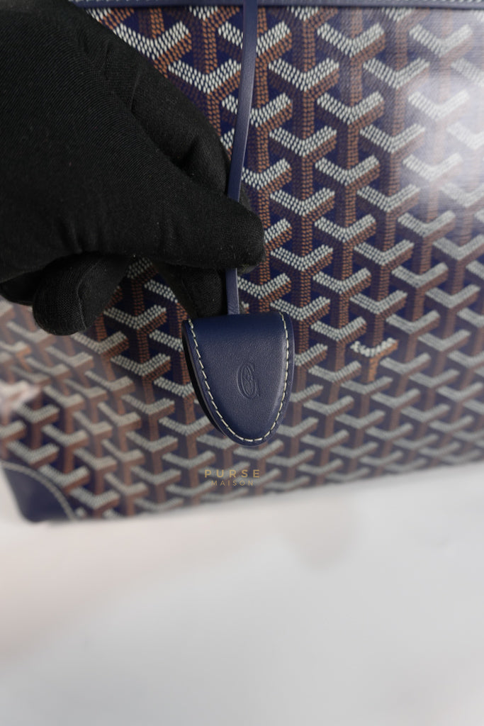 Sac Bellechasse Biaude PM in Navy Blue | Purse Maison Luxury Bags Shop