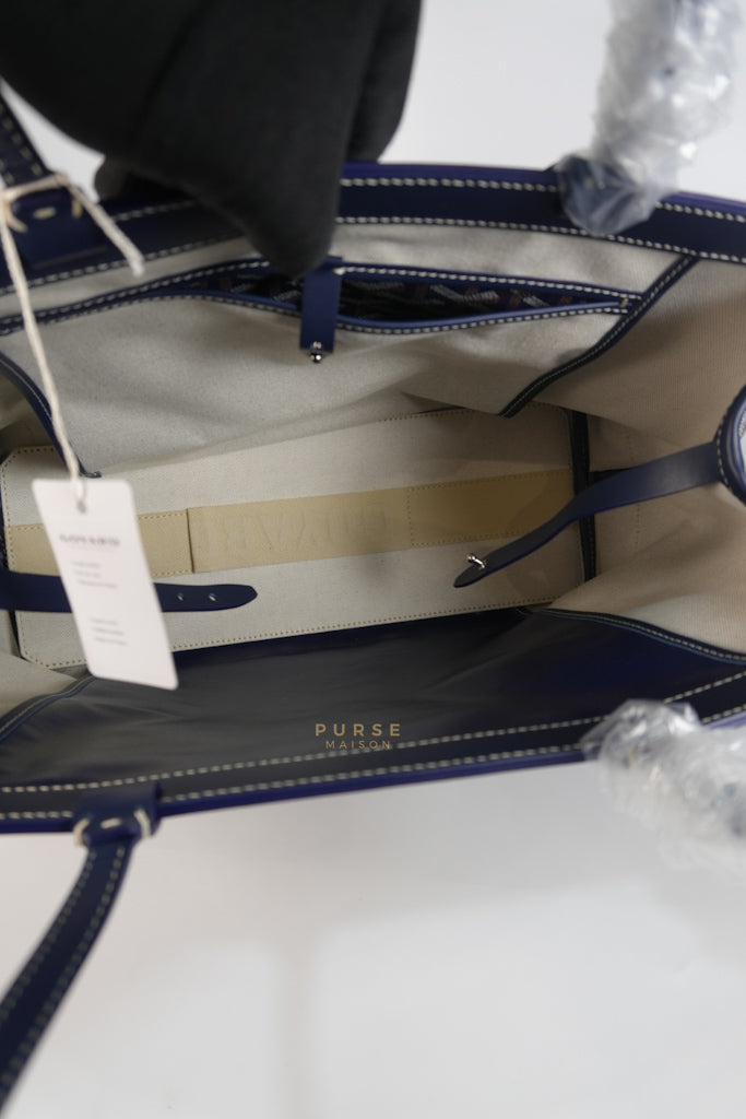 Sac Bellechasse Biaude PM in Navy Blue | Purse Maison Luxury Bags Shop