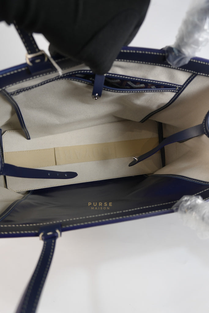 Sac Bellechasse Biaude PM in Navy Blue | Purse Maison Luxury Bags Shop