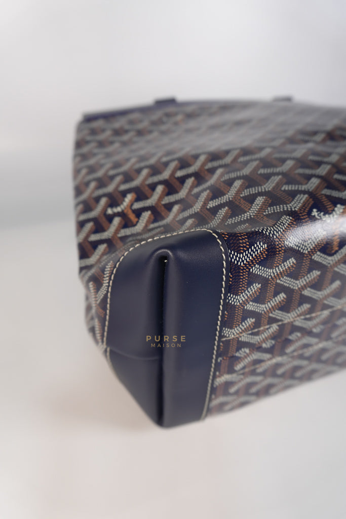 Sac Bellechasse Biaude PM in Navy Blue | Purse Maison Luxury Bags Shop