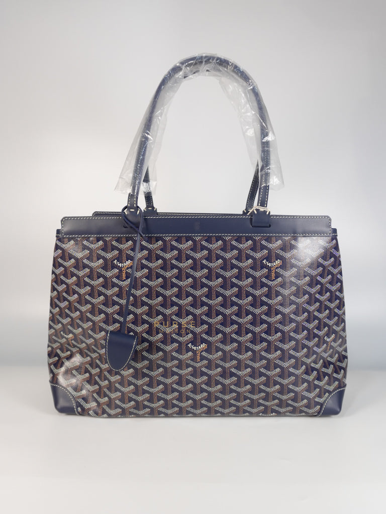 Sac Bellechasse Biaude PM in Navy Blue | Purse Maison Luxury Bags Shop