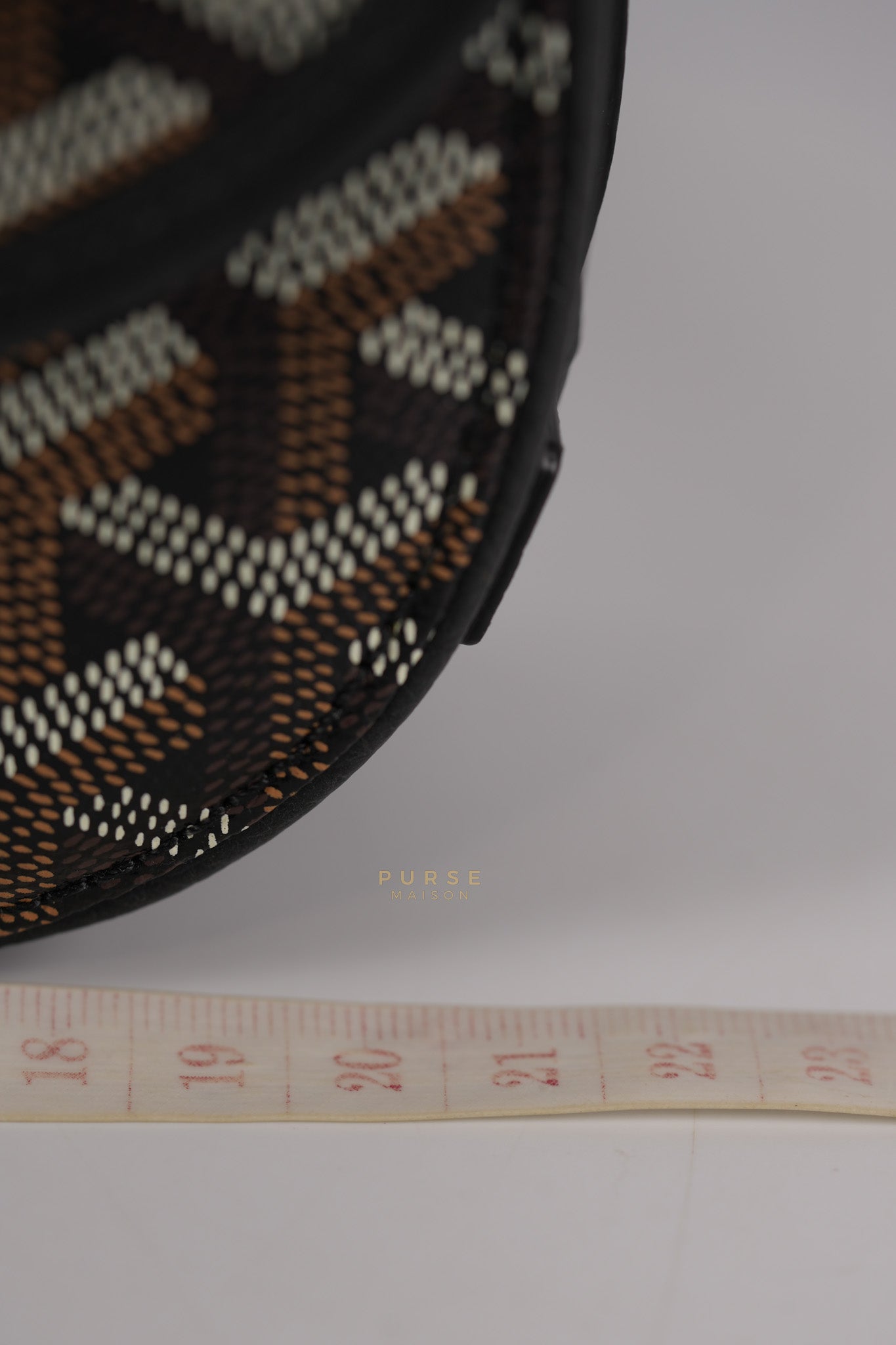 Sac Belvedere PM Bag in Black Goyardine Canvas | Purse Maison Luxury Bags Shop