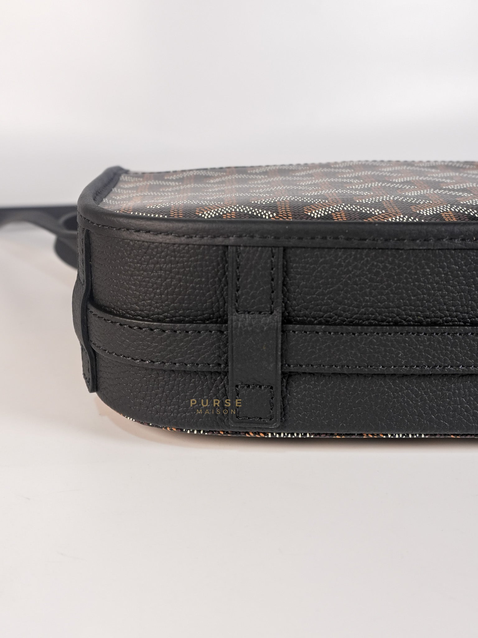 Sac Belvedere PM Bag in Noir Goyardine Canvas | Purse Maison Luxury Bags Shop