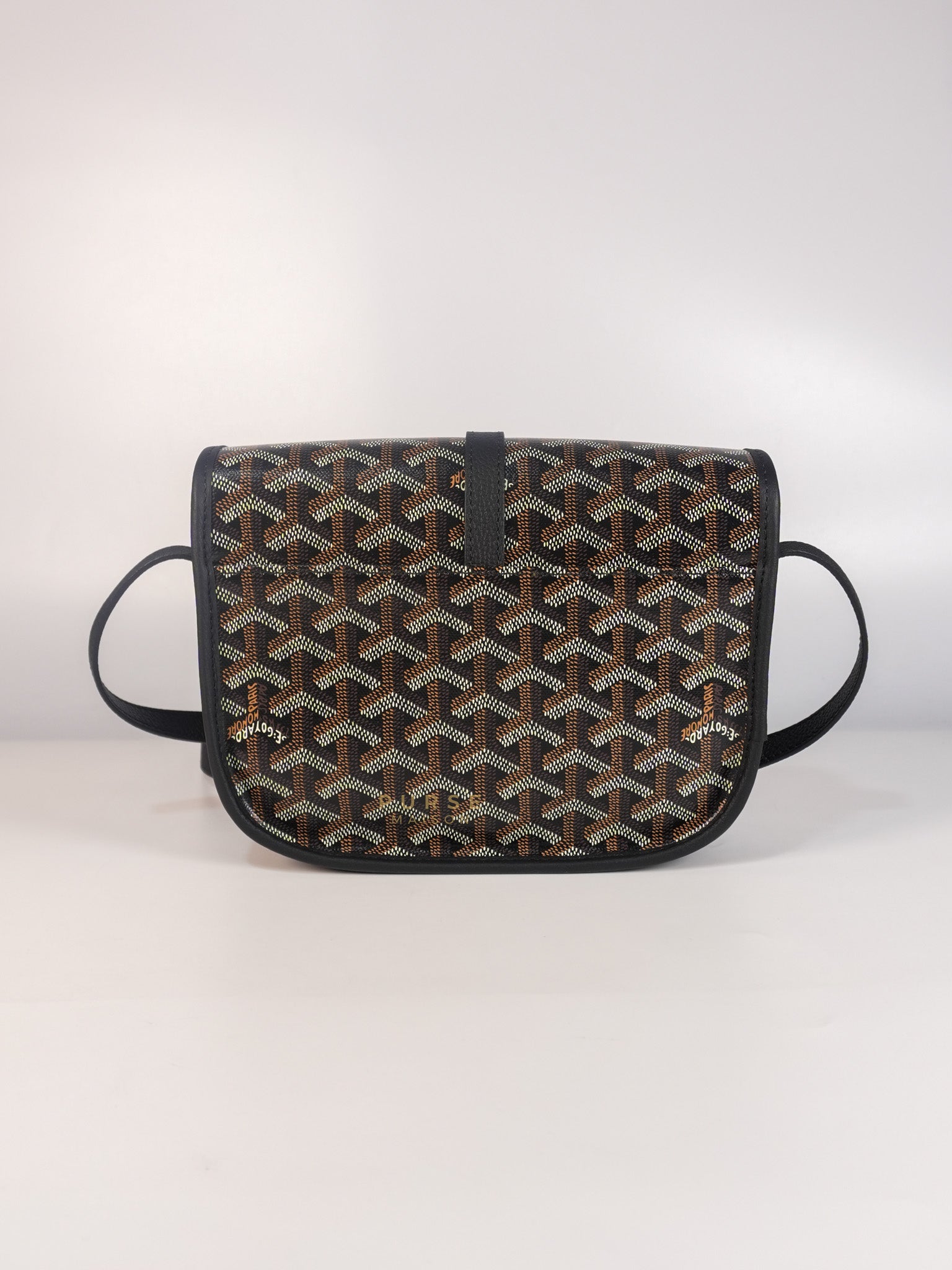 Sac Belvedere PM Bag in Noir Goyardine Canvas | Purse Maison Luxury Bags Shop