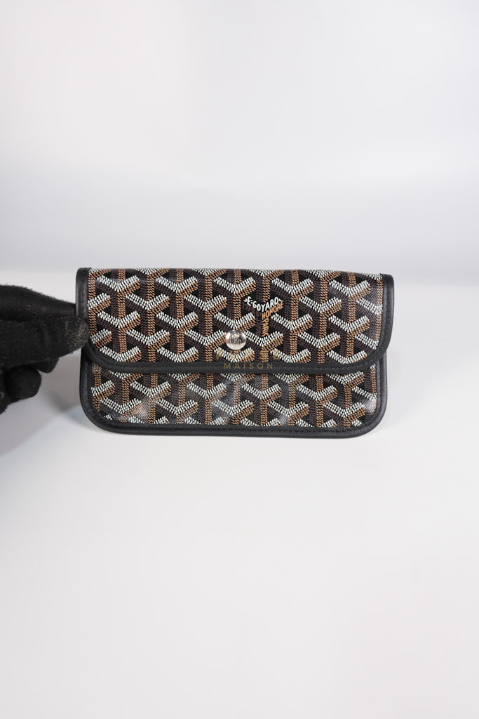 Sac Boheme PM Hobo Bag Noir/Black Goyardine Canvas | Purse Maison Luxury Bags Shop