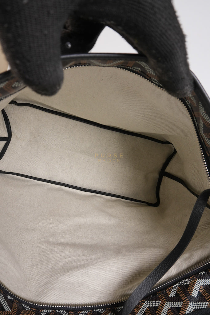 Sac Boheme PM Hobo Bag Noir/Black Goyardine Canvas | Purse Maison Luxury Bags Shop