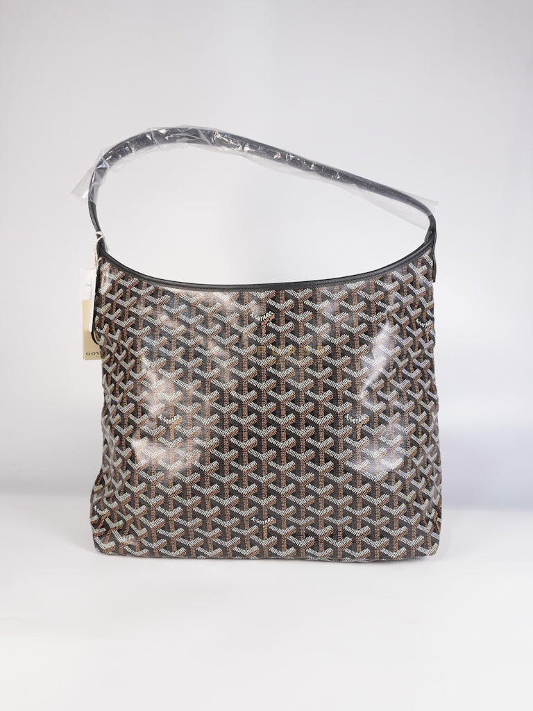 Sac Boheme PM Hobo Bag Noir/Black Goyardine Canvas | Purse Maison Luxury Bags Shop