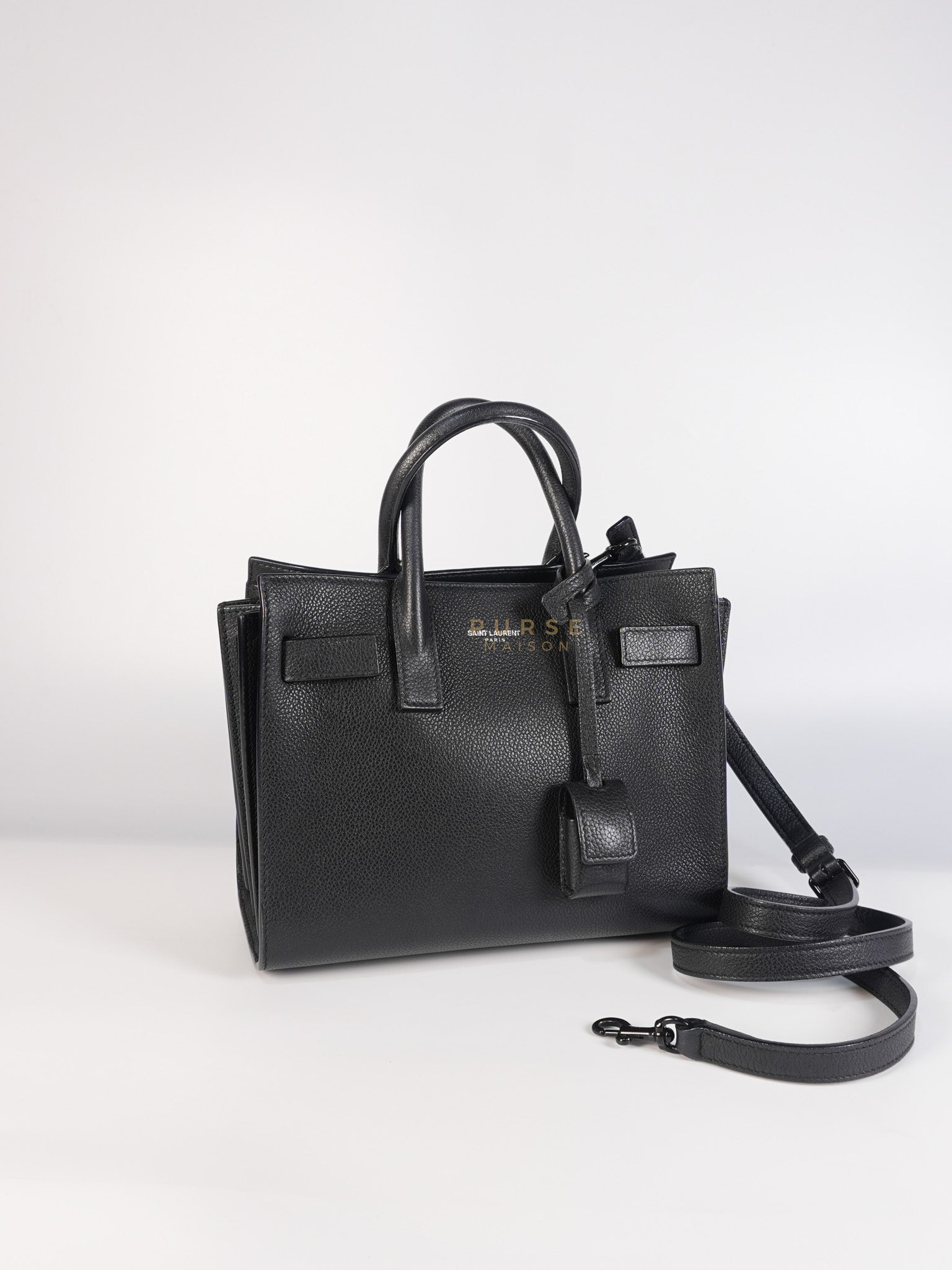 Sac de Jour Nano in Black | Purse Maison Luxury Bags Shop