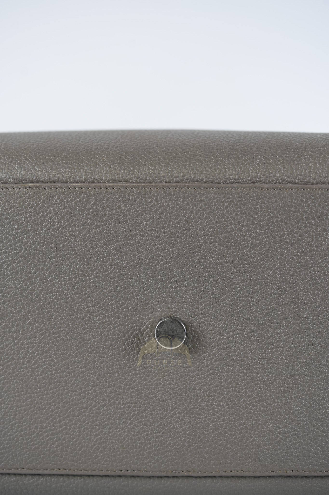 Sac De Jour Small in Gray Grained Calfskin Leather Shoulder Bag | Purse Maison Luxury Bags Shop