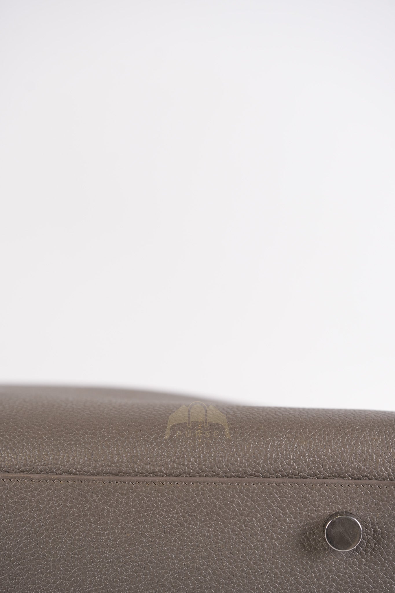 Sac De Jour Small in Gray Grained Calfskin Leather Shoulder Bag | Purse Maison Luxury Bags Shop