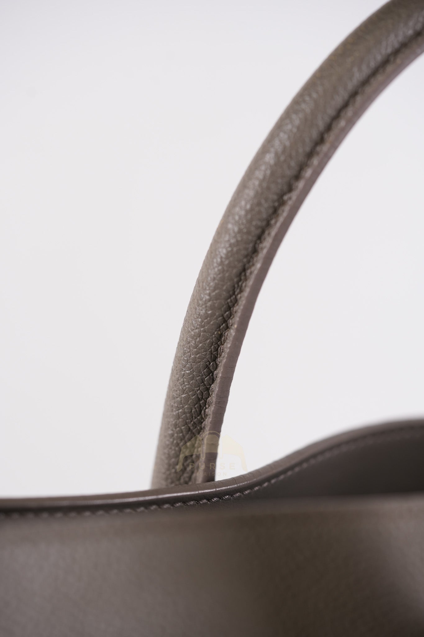 Sac De Jour Small in Gray Grained Calfskin Leather Shoulder Bag | Purse Maison Luxury Bags Shop