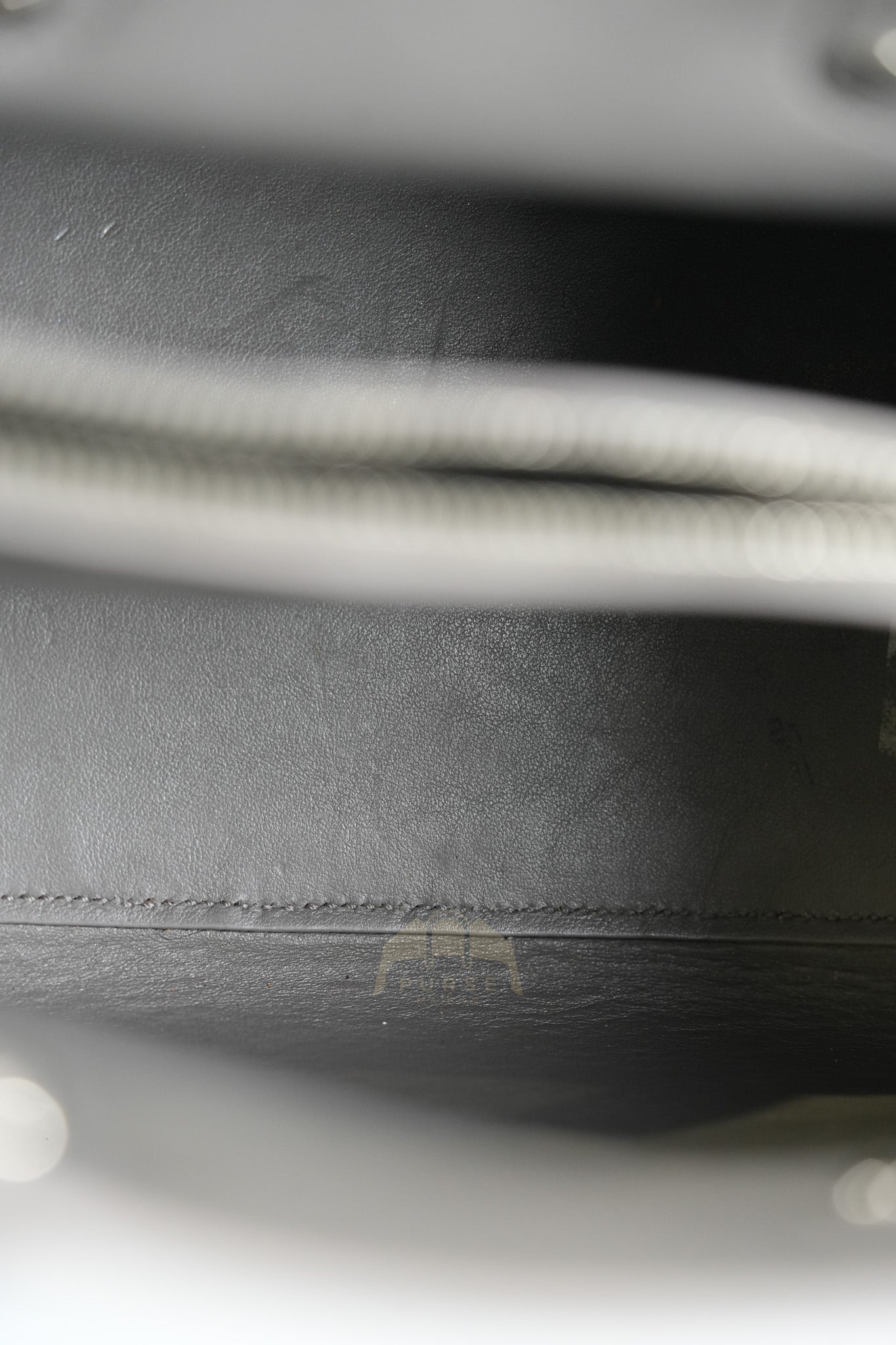 Sac De Jour Small in Gray Grained Calfskin Leather Shoulder Bag | Purse Maison Luxury Bags Shop